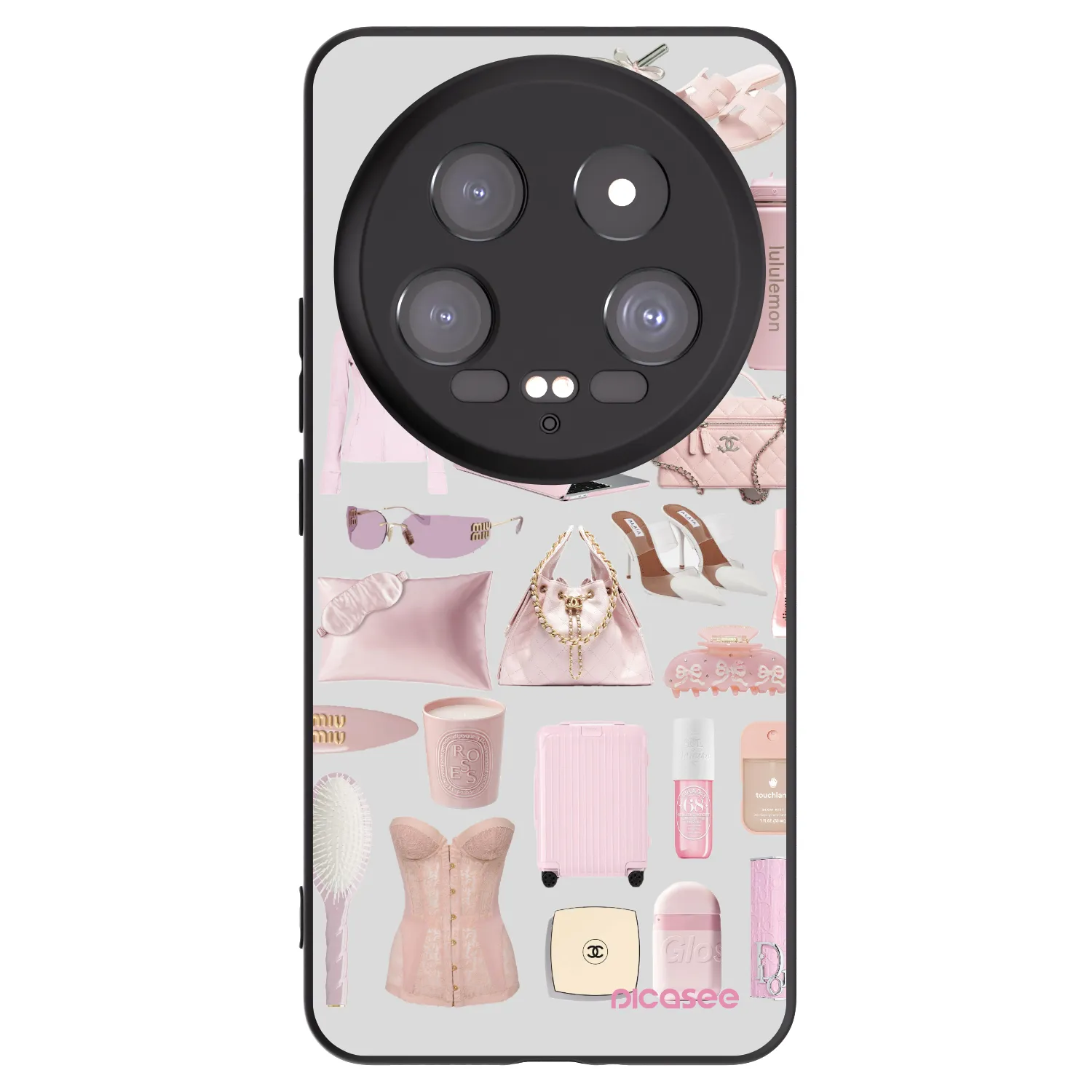 Picasee Μαύρη θήκη σιλικόνης για Xiaomi 14 Ultra - Glam Babe