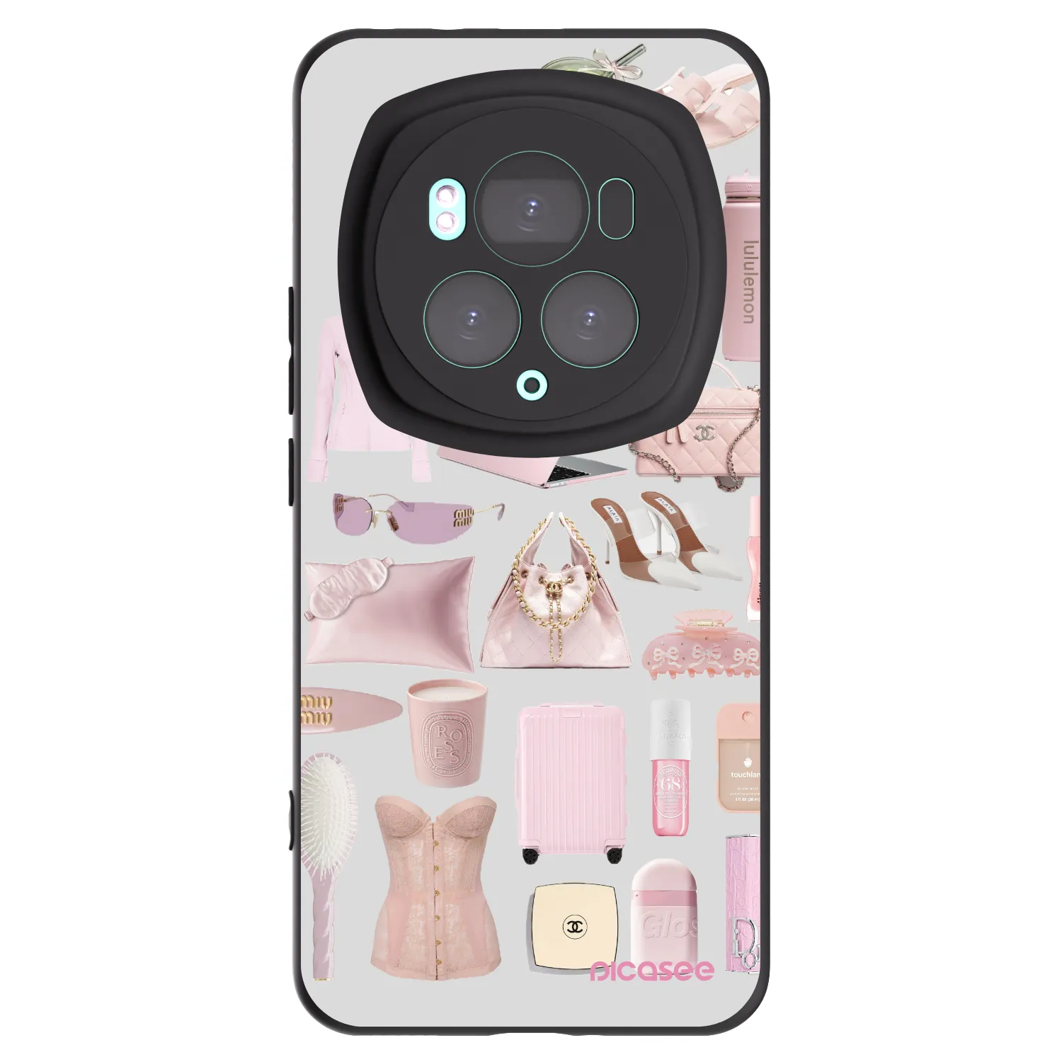 Picasee Μαύρη θήκη σιλικόνης για Honor Magic6 Pro - Glam Babe