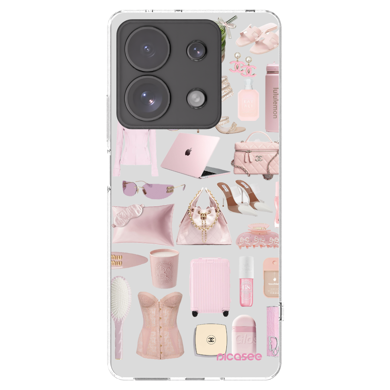 Picasee διαφανής θήκη σιλικόνης Xiaomi Redmi Note 13 Pro 4G - Glam Babe