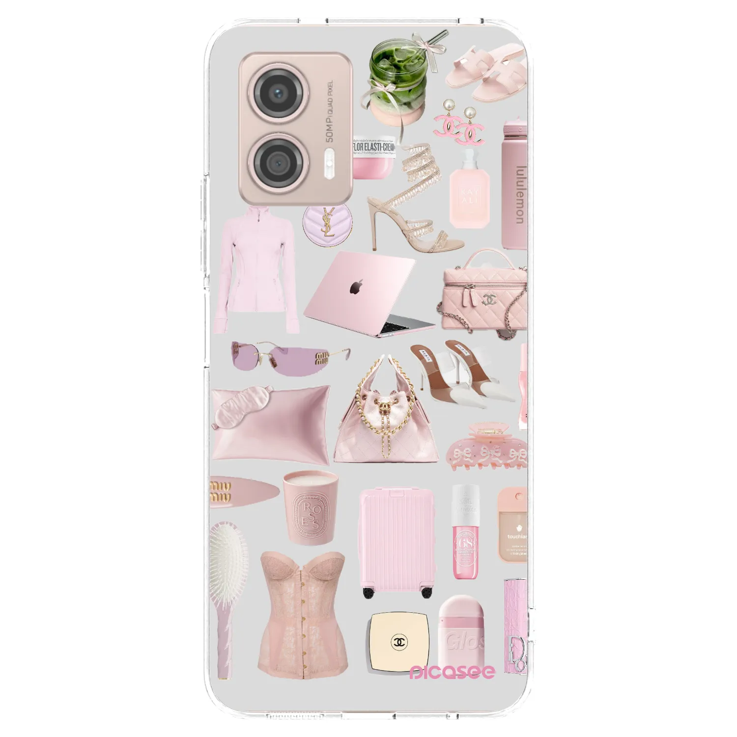 Picasee διαφανής θήκη σιλικόνης Motorola Moto G53 5G - Glam Babe