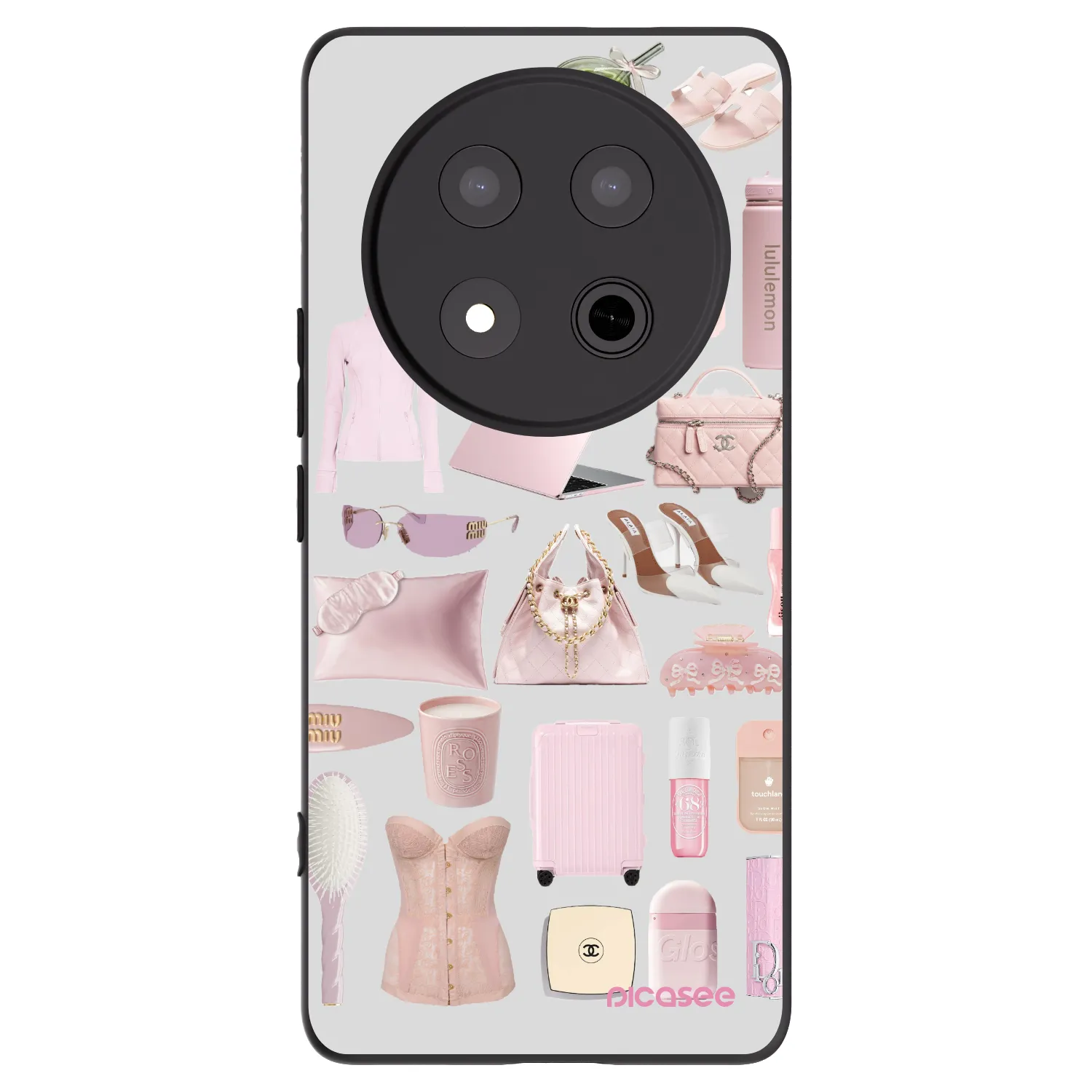 Picasee Μαύρη θήκη σιλικόνης για Honor Magic7 Lite 5G - Glam Babe