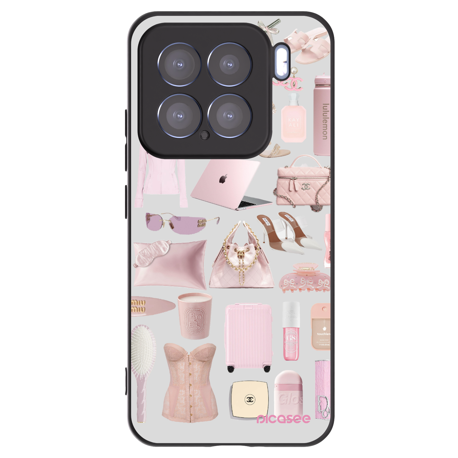 Picasee Μαύρη θήκη σιλικόνης για Xiaomi 15 - Glam Babe