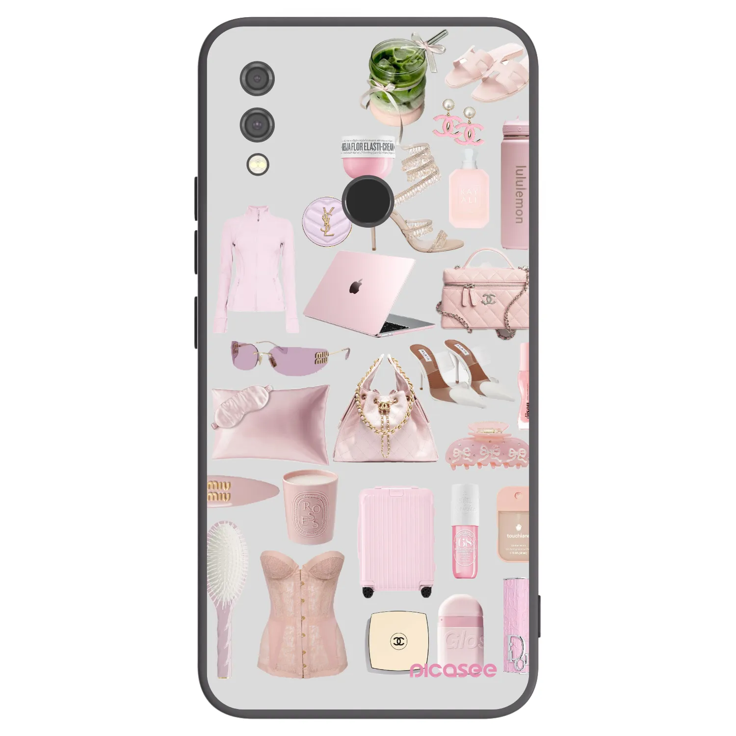 Picasee Μαύρη θήκη σιλικόνης για Xiaomi Redmi Note 7 - Glam Babe