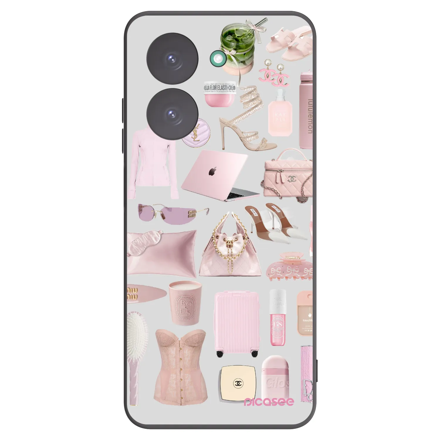 Picasee Μαύρη θήκη σιλικόνης για Xiaomi Redmi A5 - Glam Babe