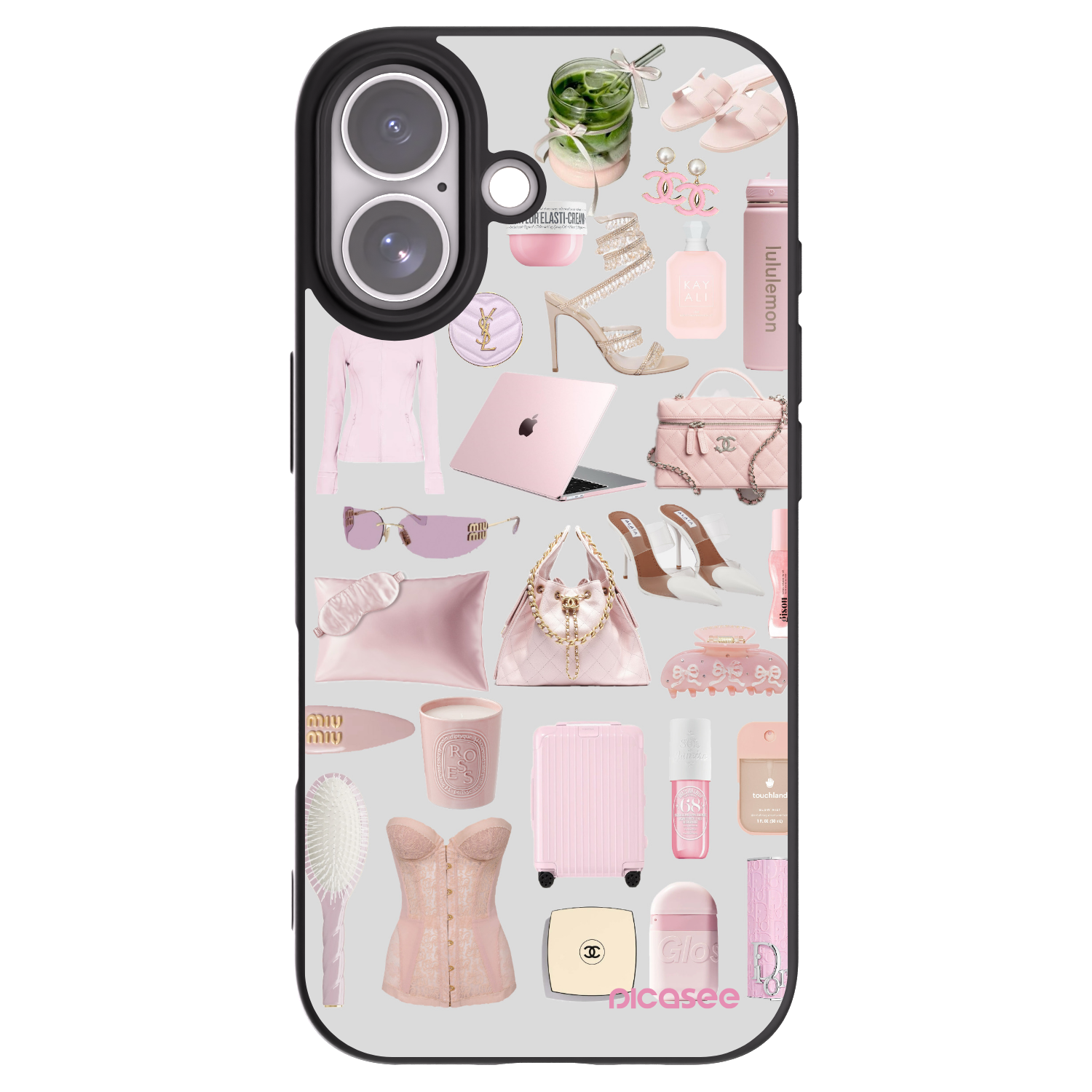 Picasee Μαύρη θήκη σιλικόνης για Apple iPhone 17 - Glam Babe
