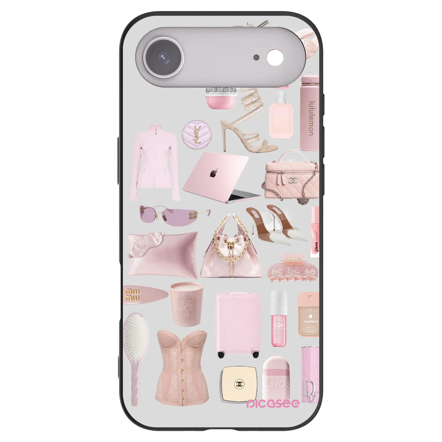 Picasee Μαύρη θήκη σιλικόνης για Apple iPhone Air - Glam Babe