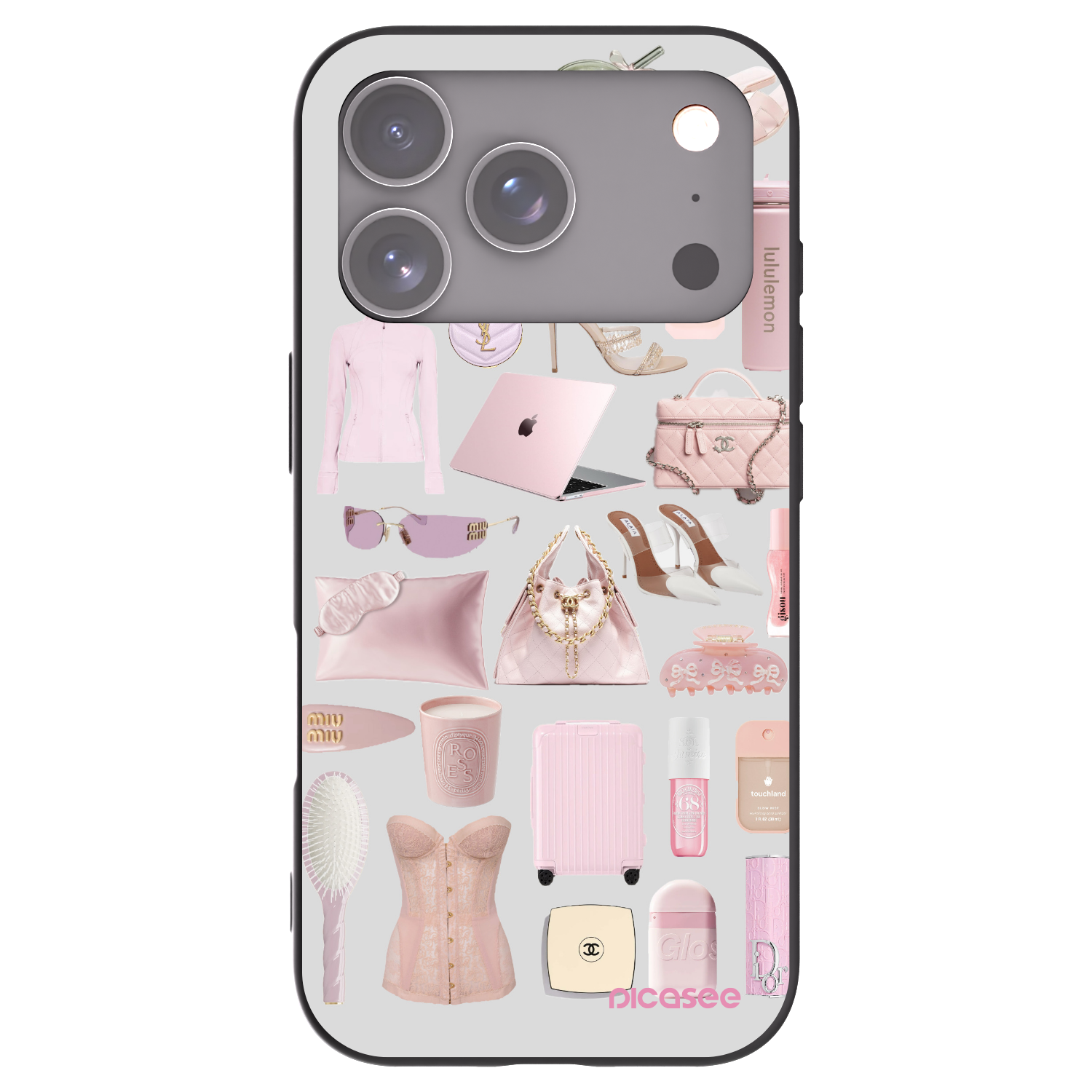 Picasee Μαύρη θήκη σιλικόνης για Apple iPhone 17 Pro - Glam Babe