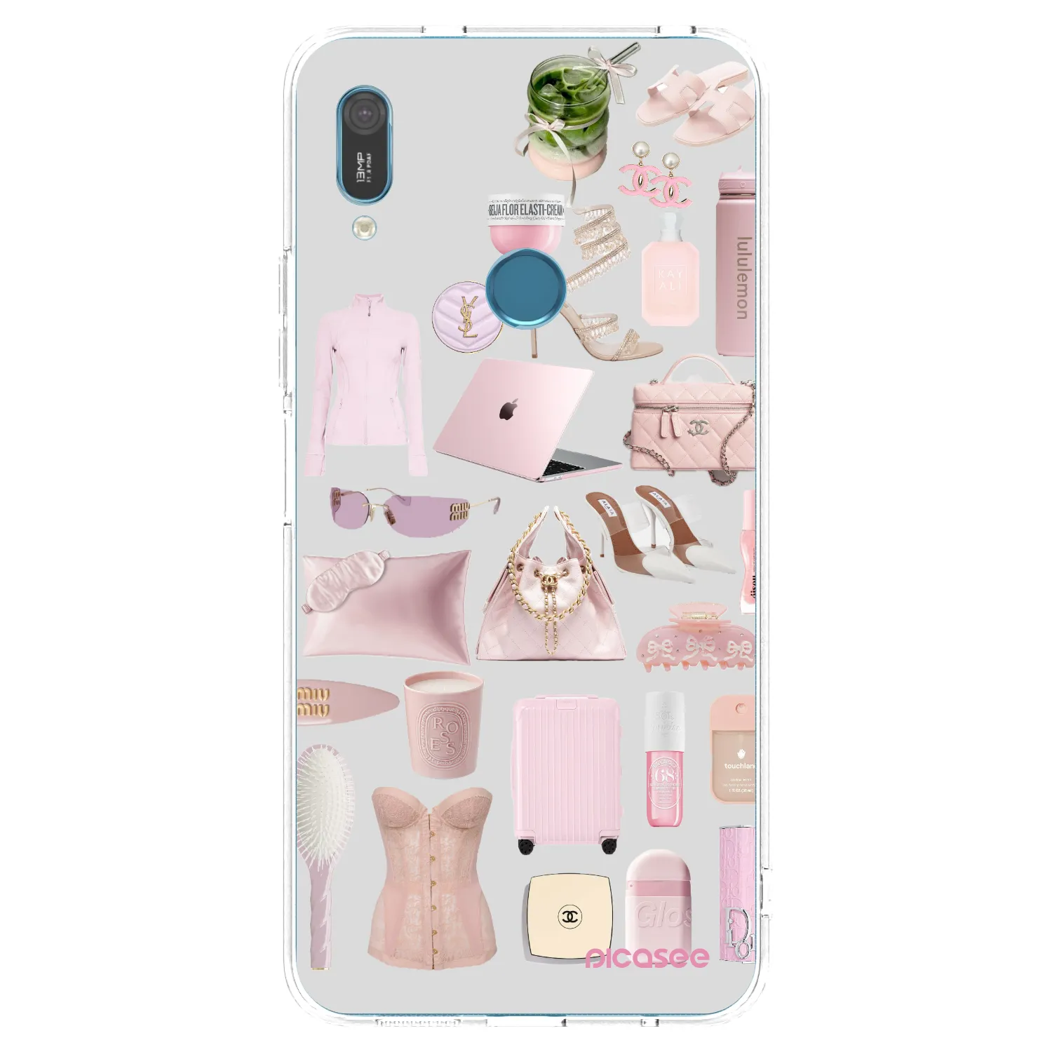 Picasee διαφανής θήκη σιλικόνης Huawei Y6 2019 - Glam Babe
