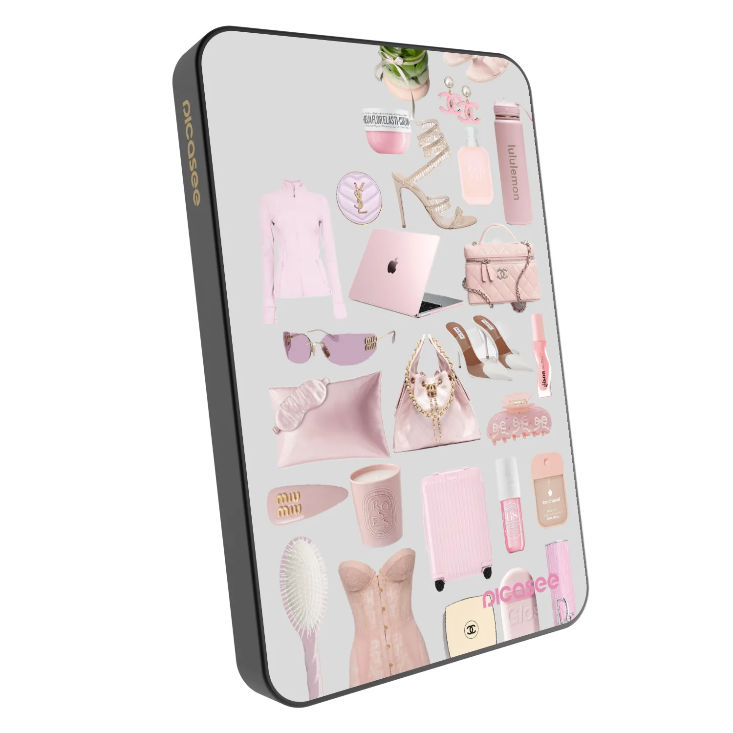 Picasee Powerbank με MagSafe 5 000 mAh Γκρί - Glam Babe