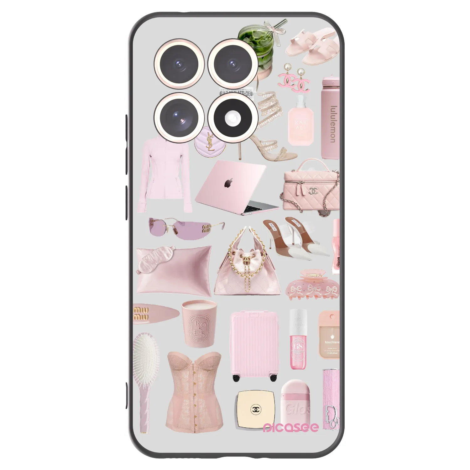 Picasee Μαύρη θήκη σιλικόνης για Xiaomi 15T - Glam Babe