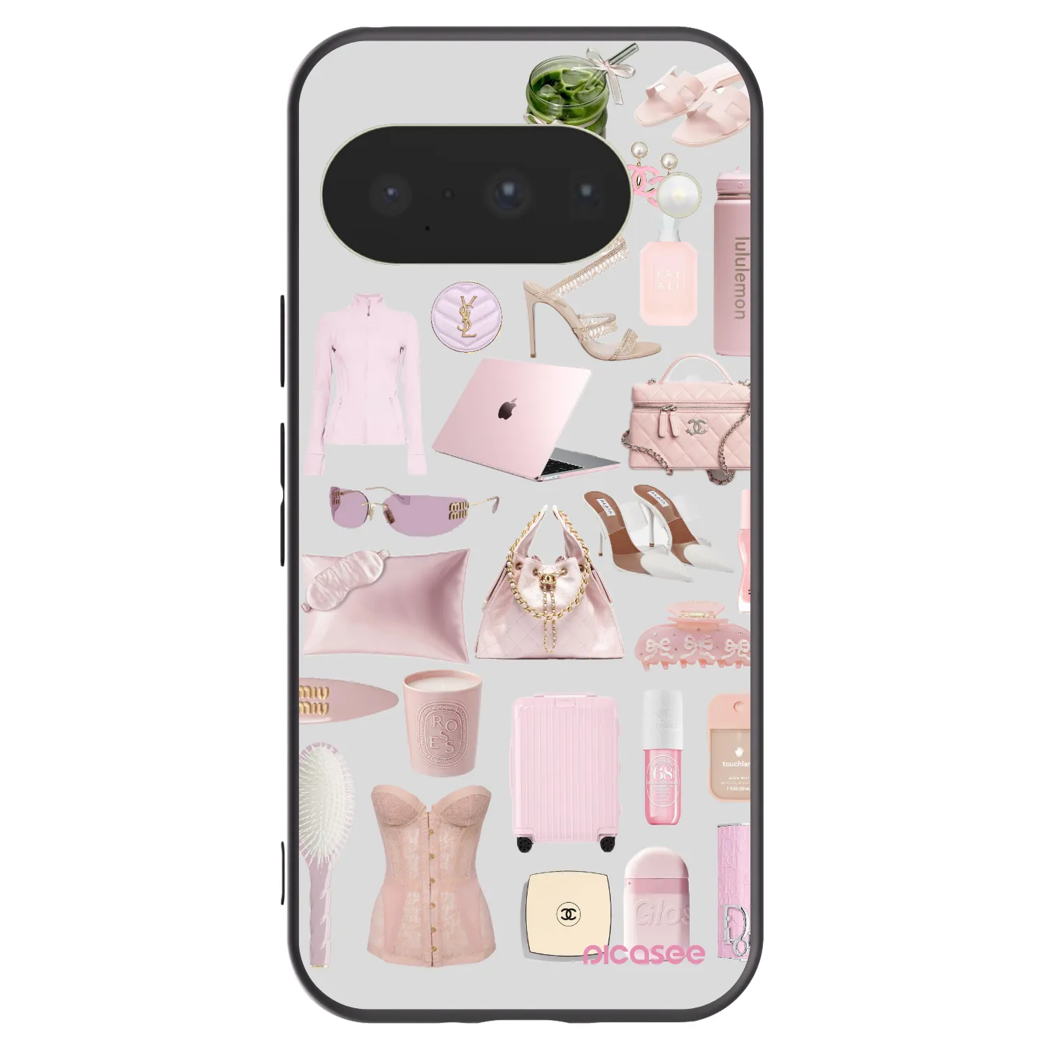 Picasee Μαύρη θήκη σιλικόνης για Google Pixel 10 - Glam Babe