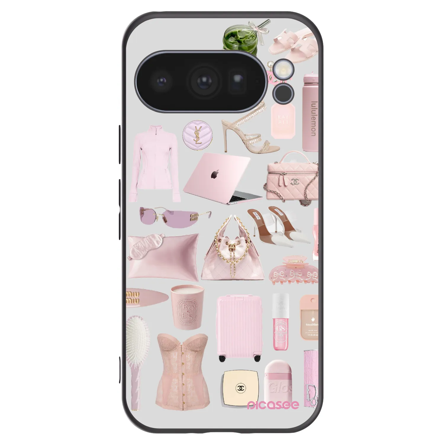 Picasee Μαύρη θήκη σιλικόνης για Google Pixel 10 Pro - Glam Babe