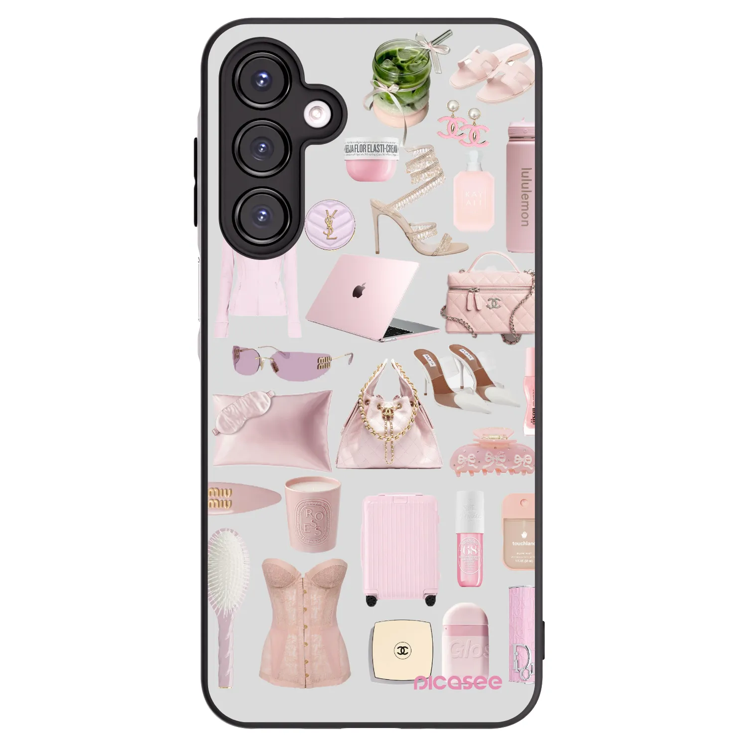 Picasee Μαύρη θήκη σιλικόνης για Samsung Galaxy A16 4G - Glam Babe
