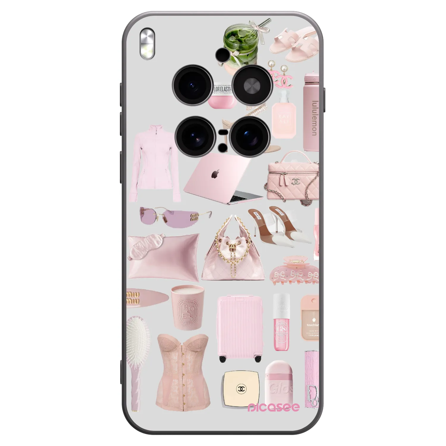 Picasee Μαύρη θήκη σιλικόνης για Vivo X300 Pro - Glam Babe