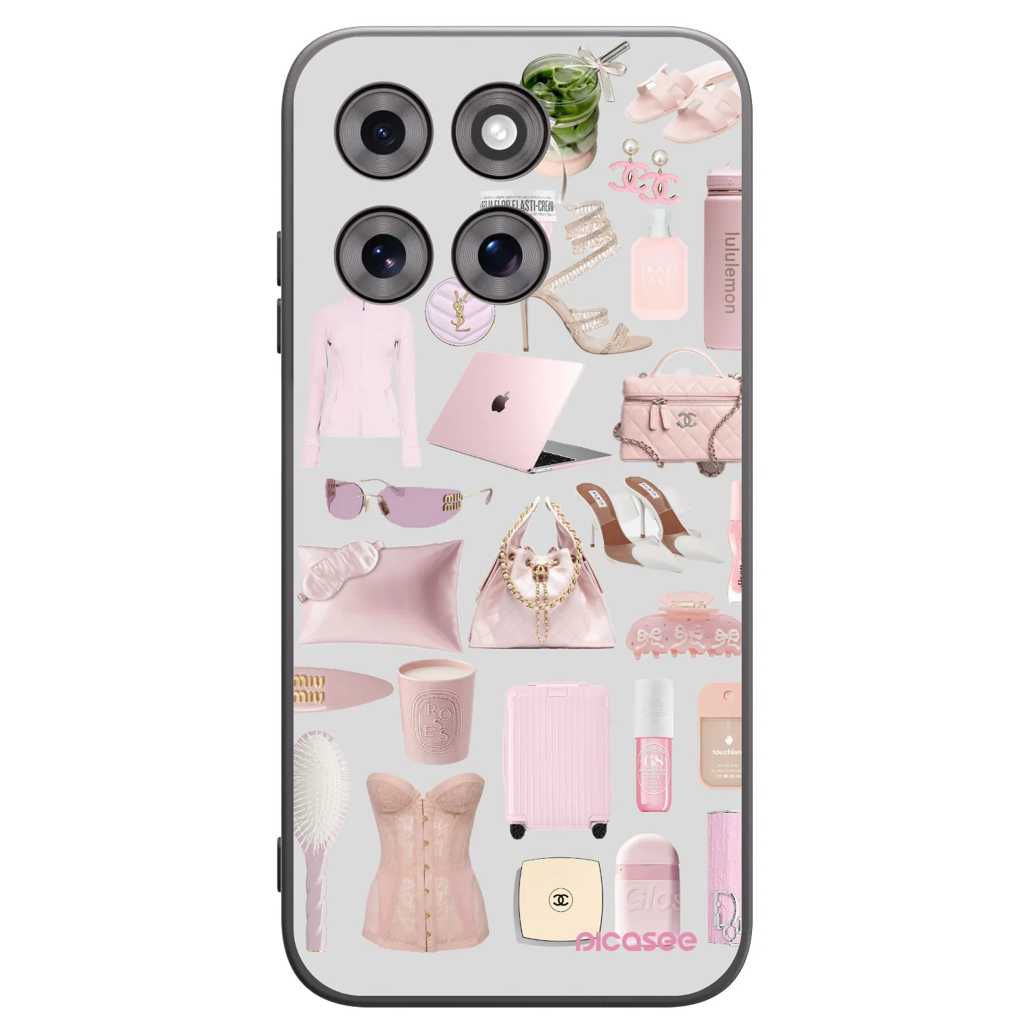 Picasee Μαύρη θήκη σιλικόνης για Motorola Moto G77 - Glam Babe
