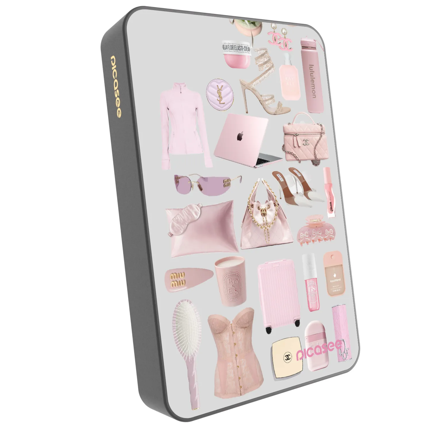 Picasee Powerbank με MagSafe 10 000 mAh Γκρί - Glam Babe