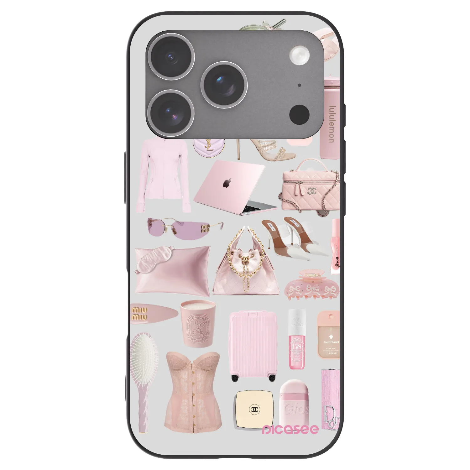 Picasee Μαύρη θήκη σιλικόνης για Apple iPhone 18 Pro - Glam Babe