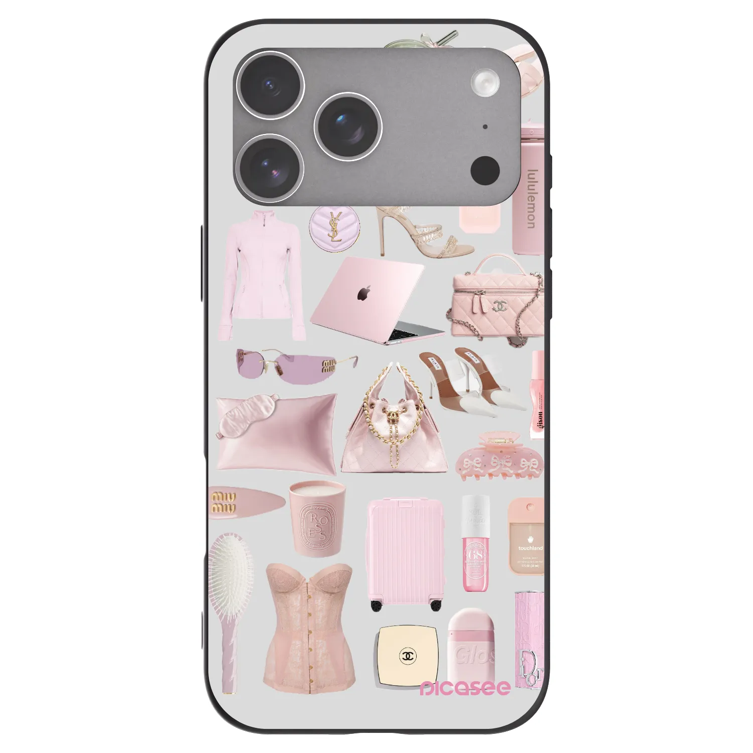 Picasee Μαύρη θήκη σιλικόνης για Apple iPhone 18 Pro Max - Glam Babe