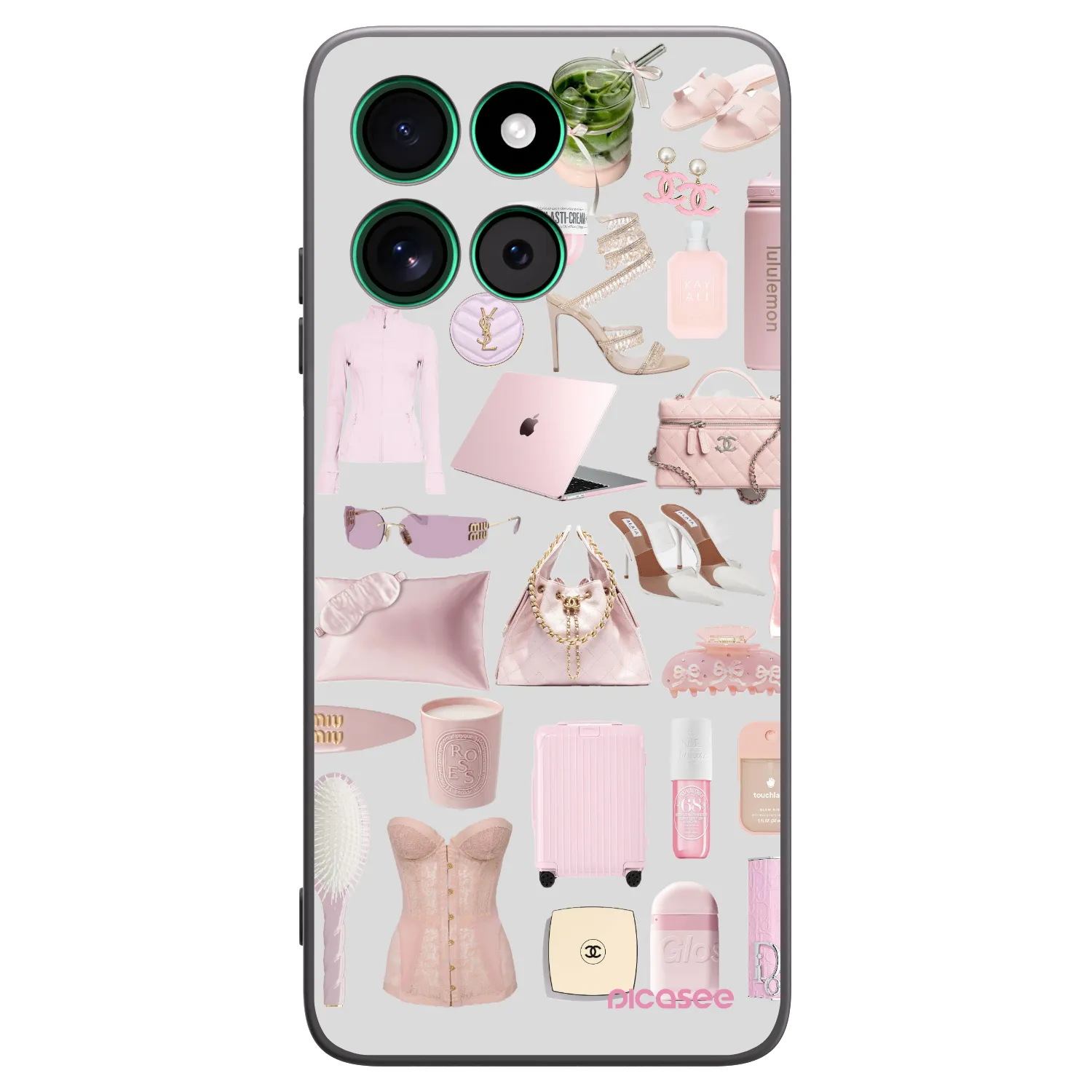 Picasee Μαύρη θήκη σιλικόνης για Motorola Moto G57 Power - Glam Babe