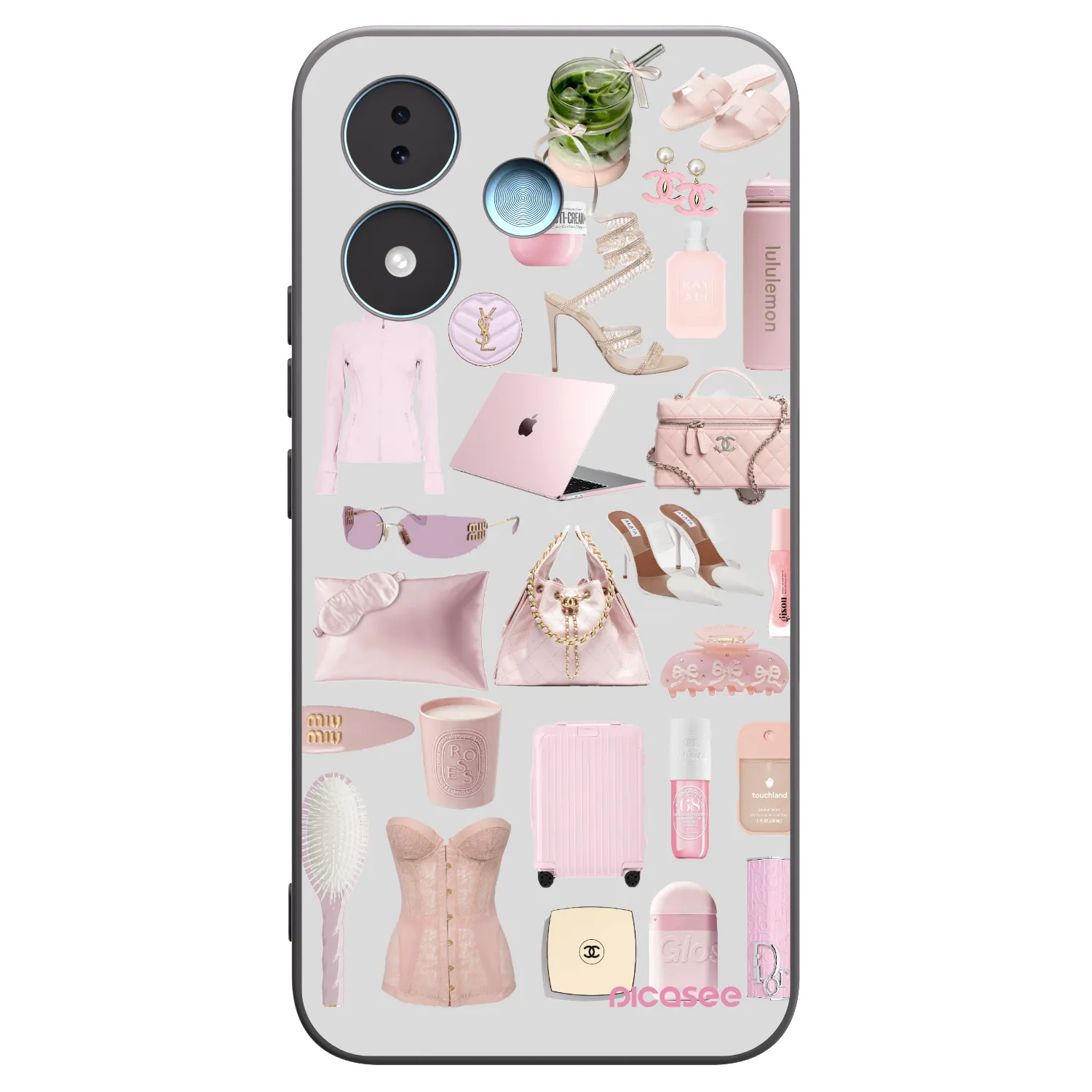 Picasee Μαύρη θήκη σιλικόνης για Xiaomi Redmi Note 17 5G - Glam Babe