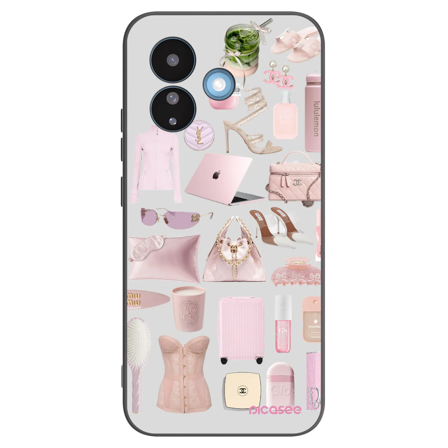 Picasee Μαύρη θήκη σιλικόνης για Xiaomi Redmi Note 17 Pro 5G - Glam Babe