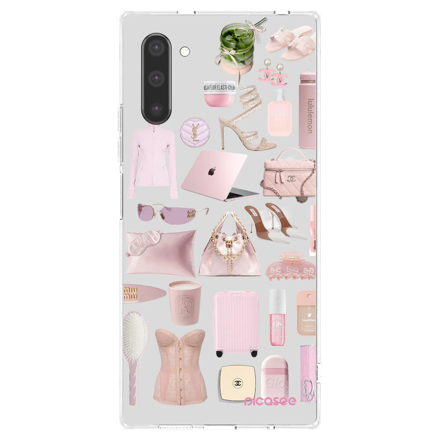 Picasee διαφανής θήκη σιλικόνης Samsung Galaxy Note 10 N970F - Glam Babe