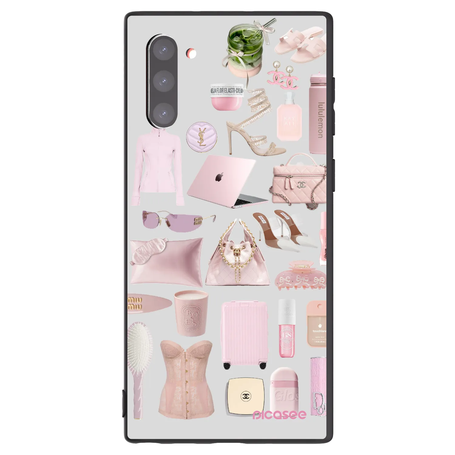 Picasee Μαύρη θήκη σιλικόνης για Samsung Galaxy Note 10 N970F - Glam Babe