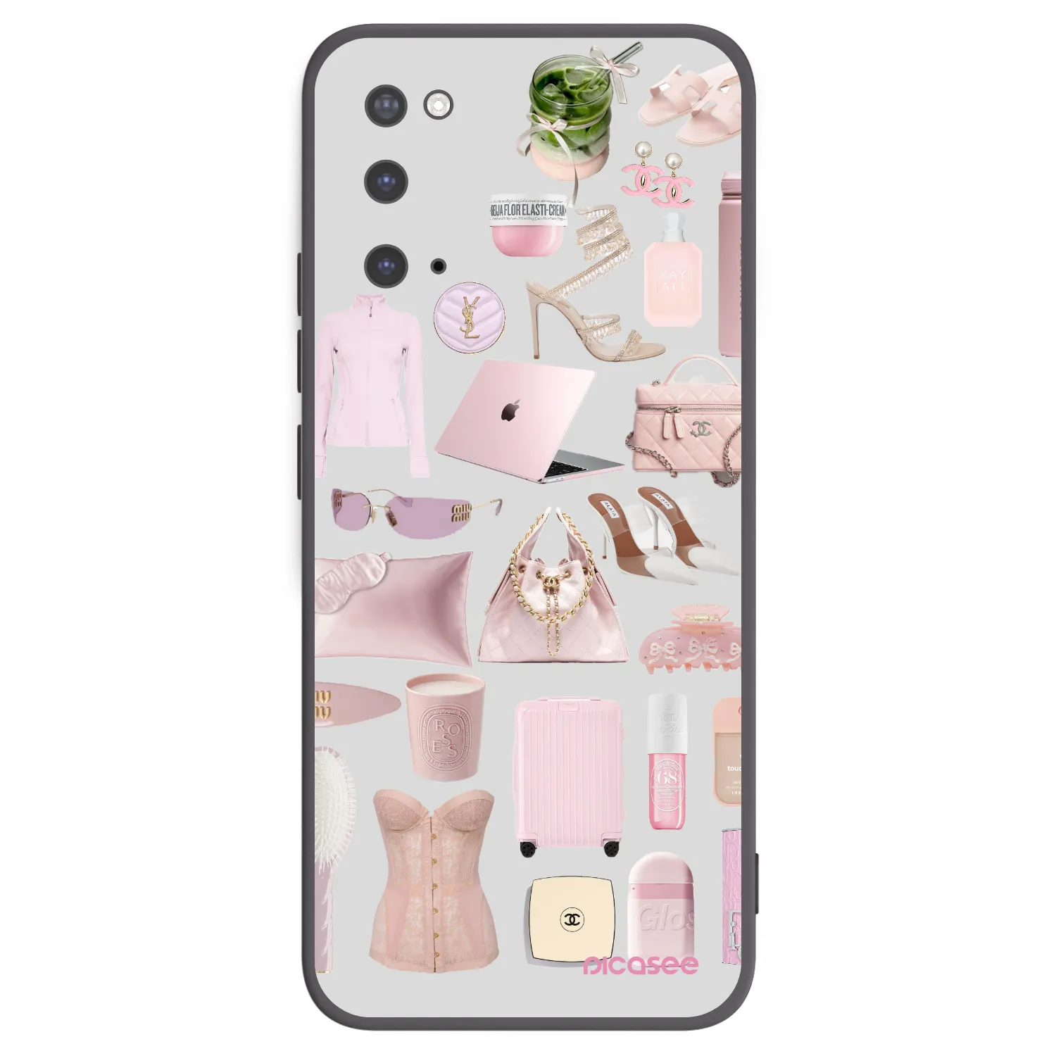 Picasee Μαύρη θήκη σιλικόνης για Samsung Galaxy S20 G980F - Glam Babe