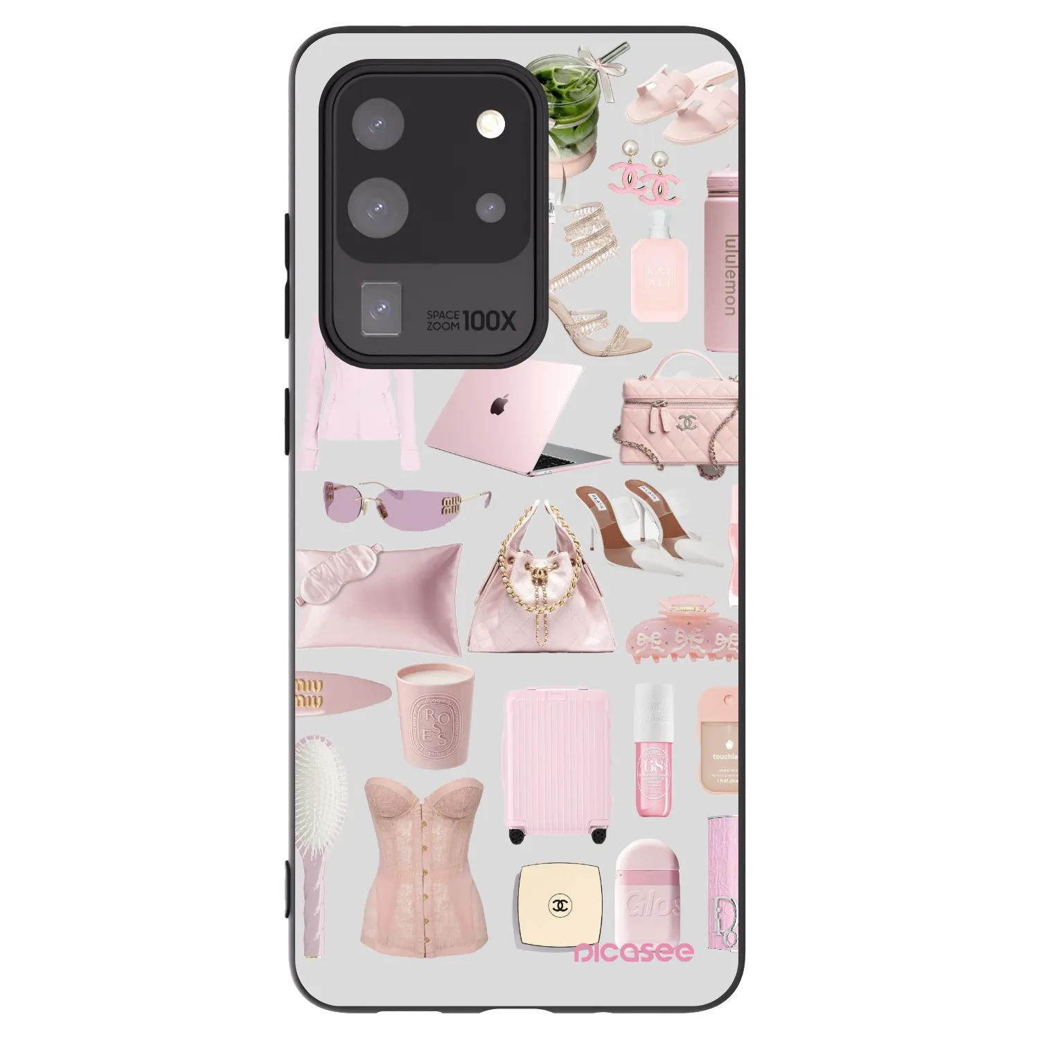 Picasee Μαύρη θήκη σιλικόνης για Samsung Galaxy S20 Ultra 5G G988F - Glam Babe