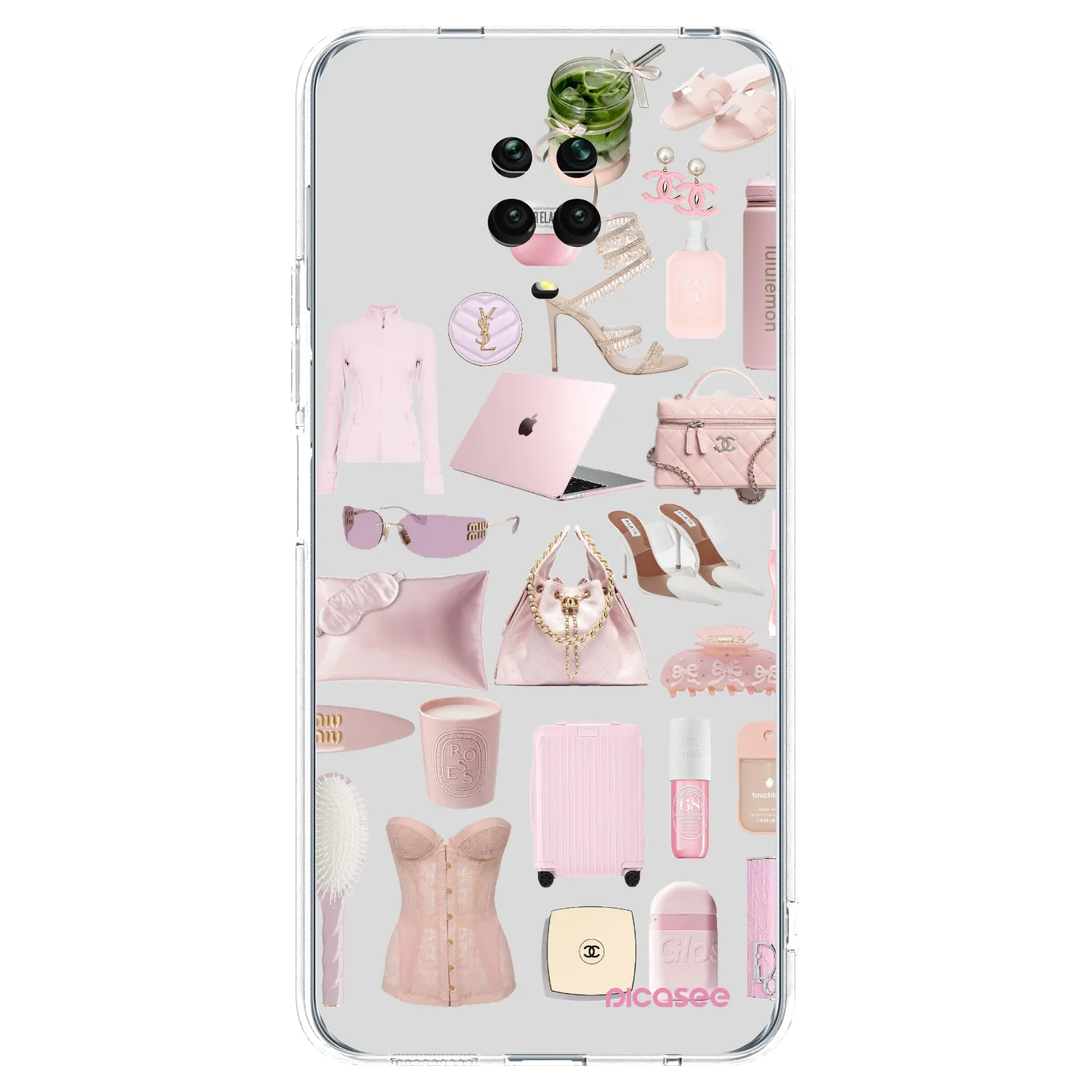 Picasee διαφανής θήκη σιλικόνης Xiaomi Redmi Note 9 Pro - Glam Babe