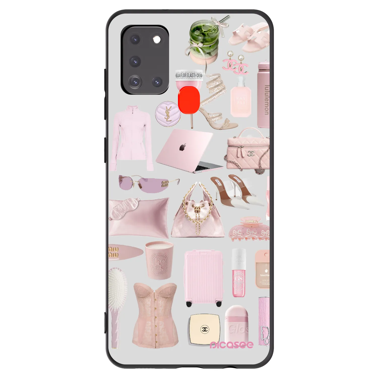 Picasee Μαύρη θήκη σιλικόνης για Samsung Galaxy A21s - Glam Babe
