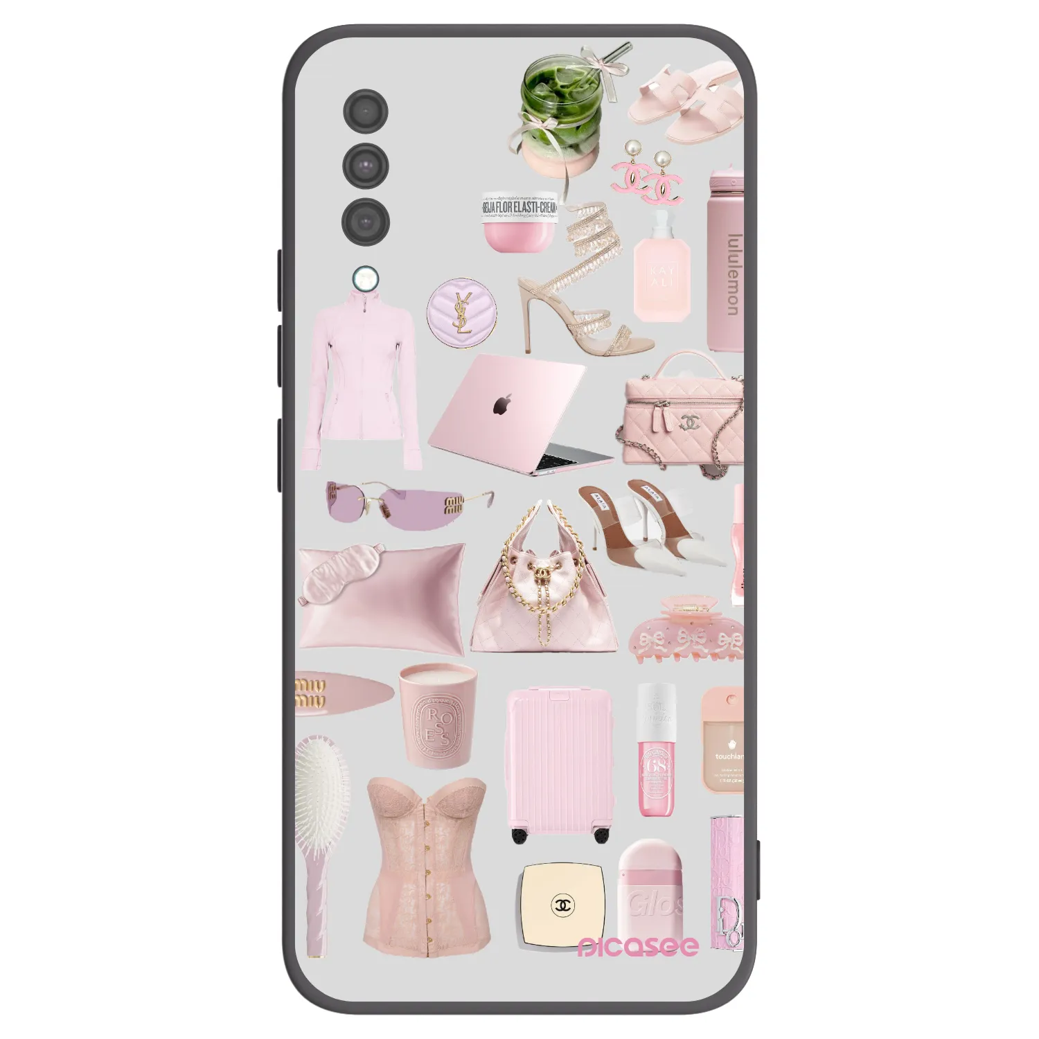 Picasee Μαύρη θήκη σιλικόνης για Samsung Galaxy A30s A307F - Glam Babe