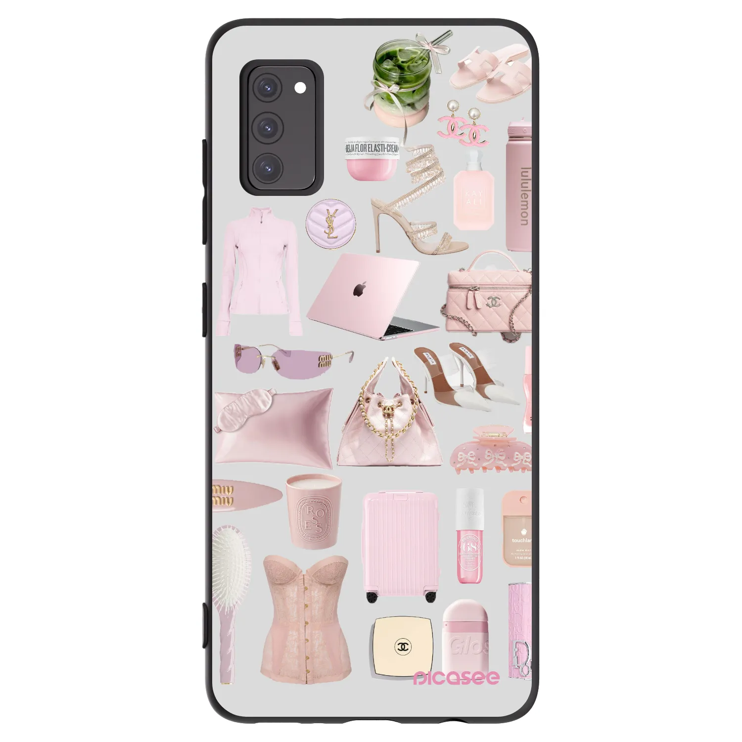 Picasee Μαύρη θήκη σιλικόνης για Samsung Galaxy A41 A415F - Glam Babe