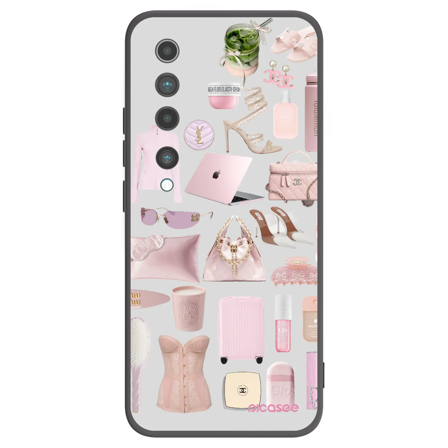 Picasee Μαύρη θήκη σιλικόνης για Xiaomi Mi 10 - Glam Babe