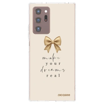 Picasee διαφανής θήκη σιλικόνης Samsung Galaxy Note 20 Ultra - Golden Dream