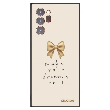 Picasee Μαύρη θήκη σιλικόνης για Samsung Galaxy Note 20 Ultra - Golden Dream