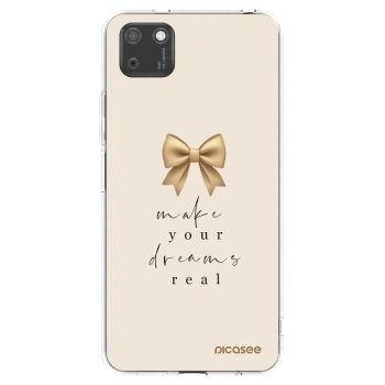 Picasee διαφανής θήκη σιλικόνης Huawei Y5P - Golden Dream