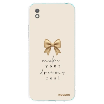 Picasee Μαύρη θήκη σιλικόνης για Xiaomi Redmi 9A - Golden Dream