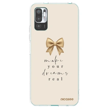 Picasee διαφανής θήκη σιλικόνης Xiaomi Redmi Note 10 5G - Golden Dream
