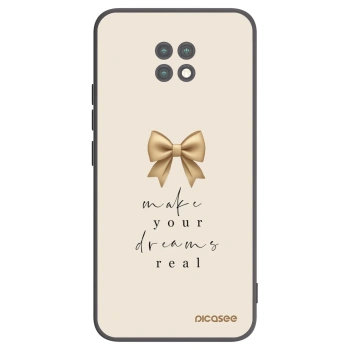 Picasee Μαύρη θήκη σιλικόνης για Xiaomi Redmi Note 9T - Golden Dream