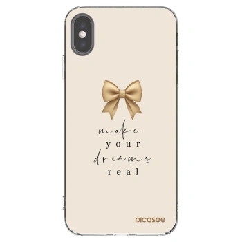 Picasee διαφανής θήκη σιλικόνης Apple iPhone XS Max - Golden Dream
