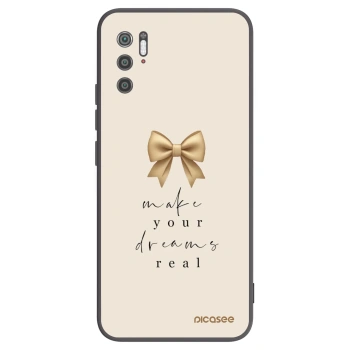Picasee Μαύρη θήκη σιλικόνης για Xiaomi Poco M3 Pro 5G - Golden Dream