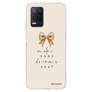 Picasee διαφανής θήκη σιλικόνης Realme 8 5G - Golden Dream