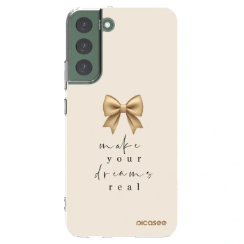 Picasee διαφανής θήκη σιλικόνης Samsung Galaxy S22+ 5G - Golden Dream