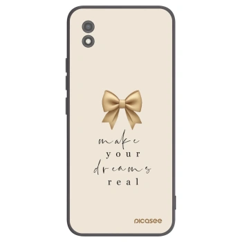 Picasee Μαύρη θήκη σιλικόνης για Realme C11 (2021) - Golden Dream