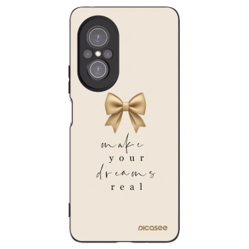 Picasee Μαύρη θήκη σιλικόνης για Huawei Nova 9 SE - Golden Dream