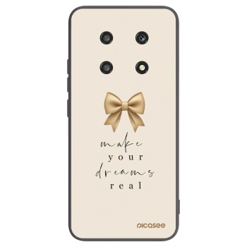 Picasee Μαύρη θήκη σιλικόνης για Honor Magic4 Lite 5G - Golden Dream