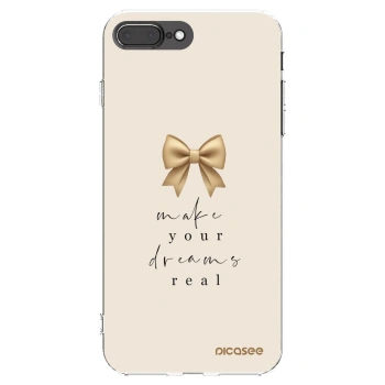Picasee διαφανής θήκη σιλικόνης Apple iPhone 8 Plus - Golden Dream
