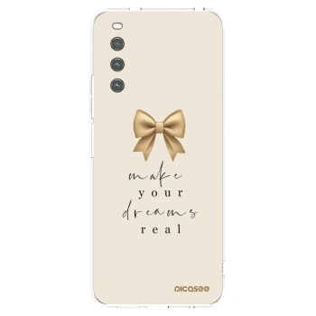Picasee διαφανής θήκη σιλικόνης Sony Xperia 10 IV 5G - Golden Dream