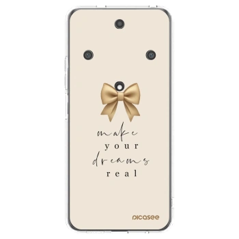 Picasee διαφανής θήκη σιλικόνης Honor Magic5 Lite 5G - Golden Dream